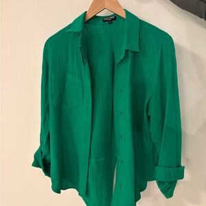 Velvet Heart Emerald Green Blouse